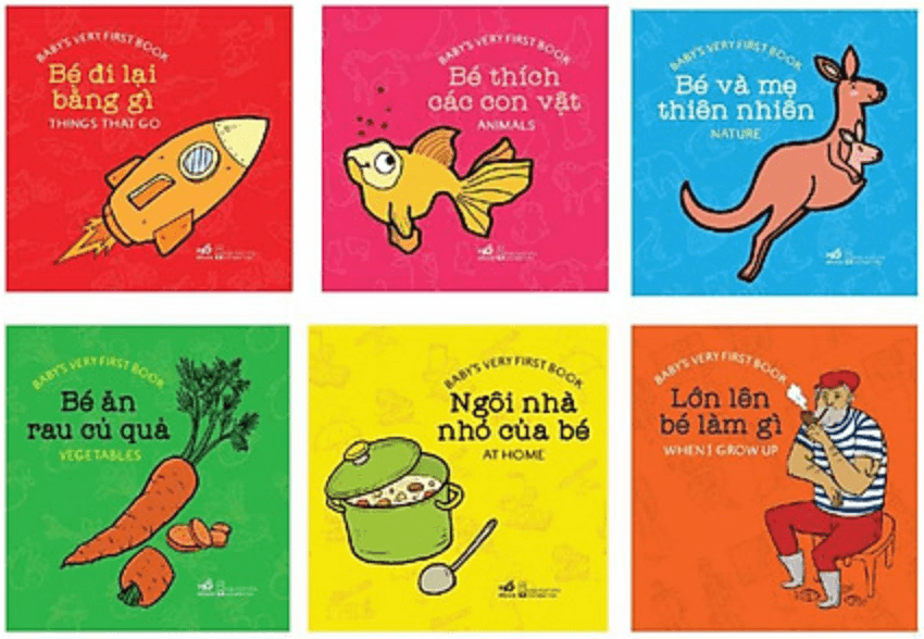 Sách thư viện song ngữ đầu tiên cho bé